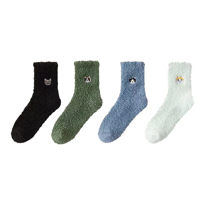 Caramella Mid Calf Socks Women's 4 Pack-4