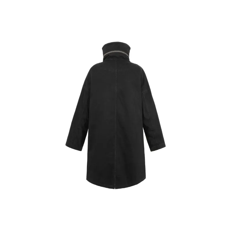 UNDERWATER Puffer Jacket Unisex Dusty Black-1