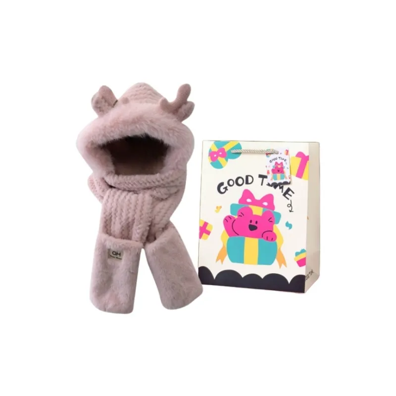 Fishing For Bears Polyester Hoods & Plush Hats Unisex-11