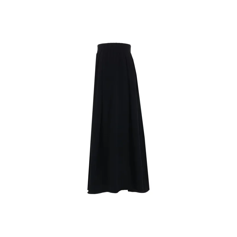 Yohji Yamamoto Y's FW24 Knit Long Skirt Women's Black-2