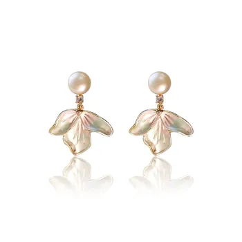 Taste The Color Freshwater Pearl Clip On Earrings Women's