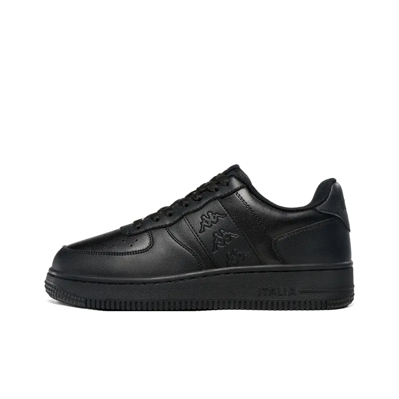 Kappa Back to Back Slip Resistant, Abrasion Resistant, Lightweight, Breathable Low Top Skateboard Shoes Unisex Black-0