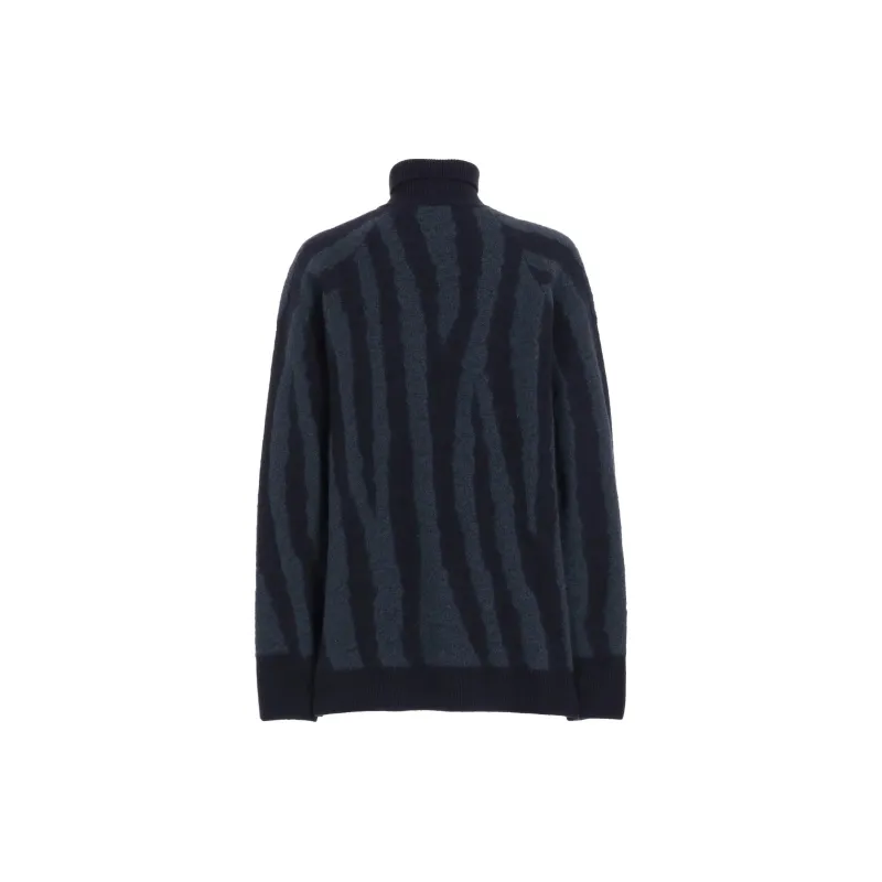 Yohji Yamamoto POUR HOMME FW24 Sweater Men's Marine Blue-1