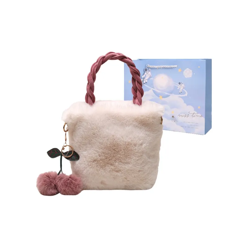 Duoluplo Doron Paul Plush One Shoulder Handbag Regular Women's Multicolor-14