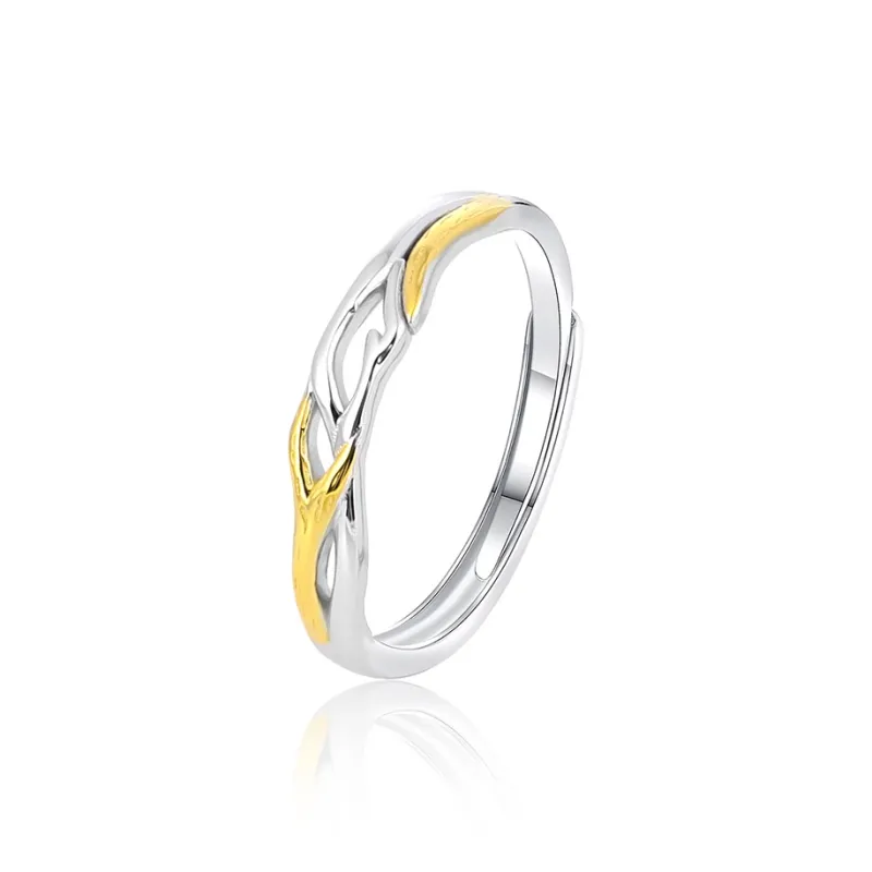 Kelanxi 925 Sterling Silver Rings Unisex-3