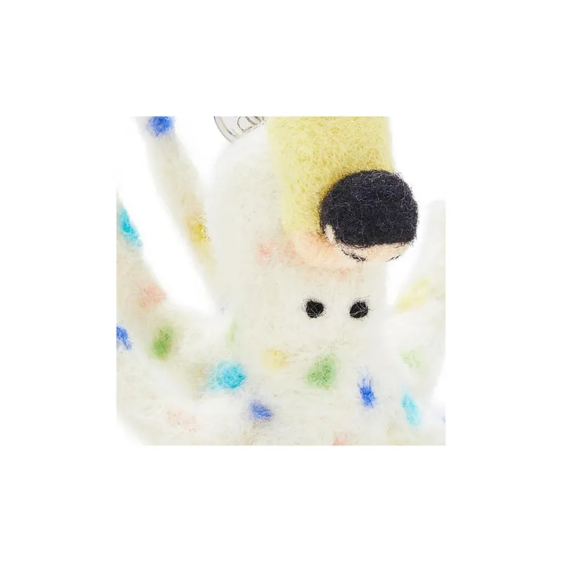 LOEWE Suna Fujita Collaboration Felt Bag Accessory Women's Soft White-2