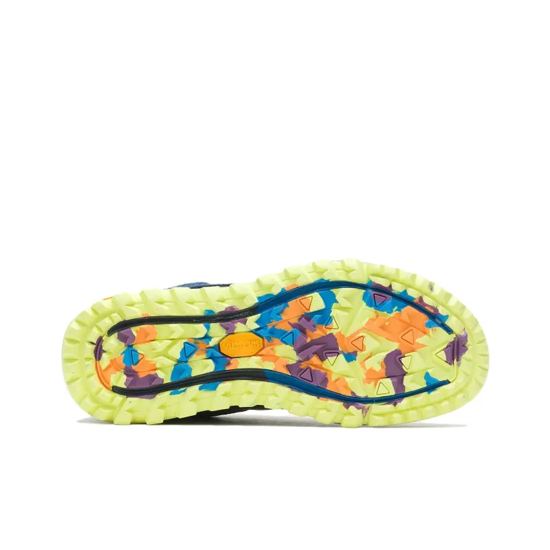 MERRELL Antora 2 Anti Slip Wear Resistant Low Top Trail Running Shoes Women's Black Blue Red-5