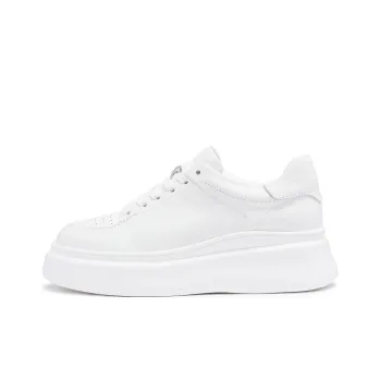 Staccato Anti Slip Wear Resistant Low Top Skateboard Shoes Women's White