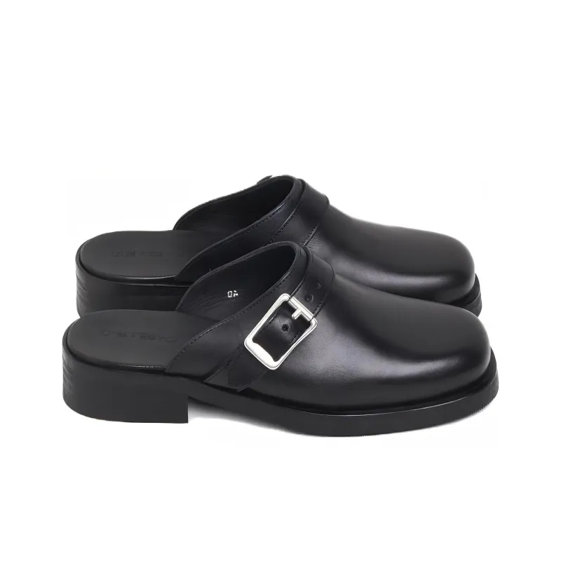 OUR LEGACY Camion Buckle-detail Mules-3