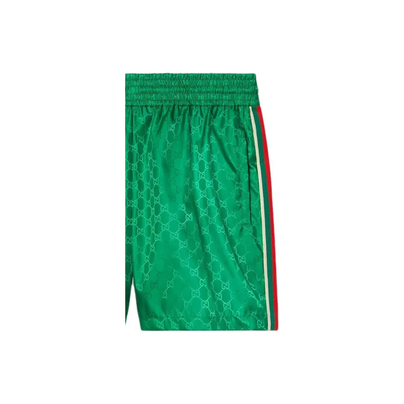 GUCCI Swimming Shorts Men's Green-3
