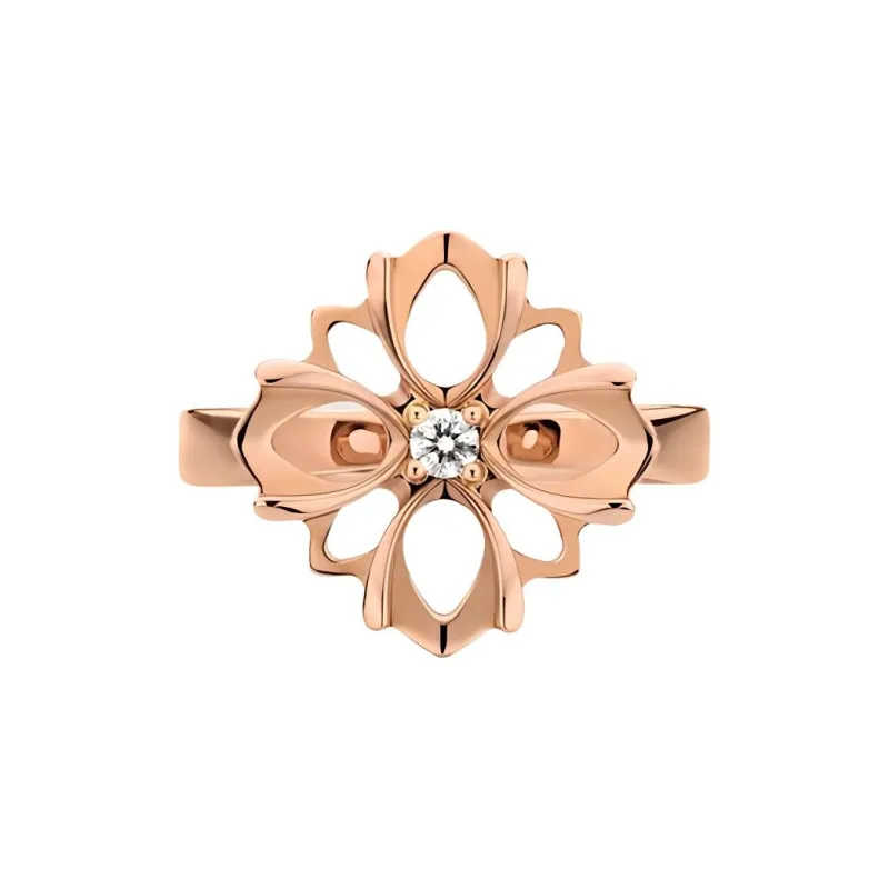 GUCCI 18K Rose Gold Rings Women's Gold-2