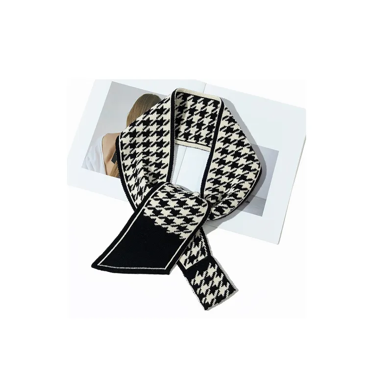 Shanghai Story Polyester Knit Scarves Women's-2