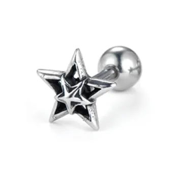 ROGA Titanium Steel Stud Earrings Unisex