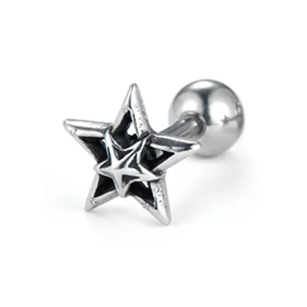 ROGA Titanium Steel Stud Earrings Unisex-0