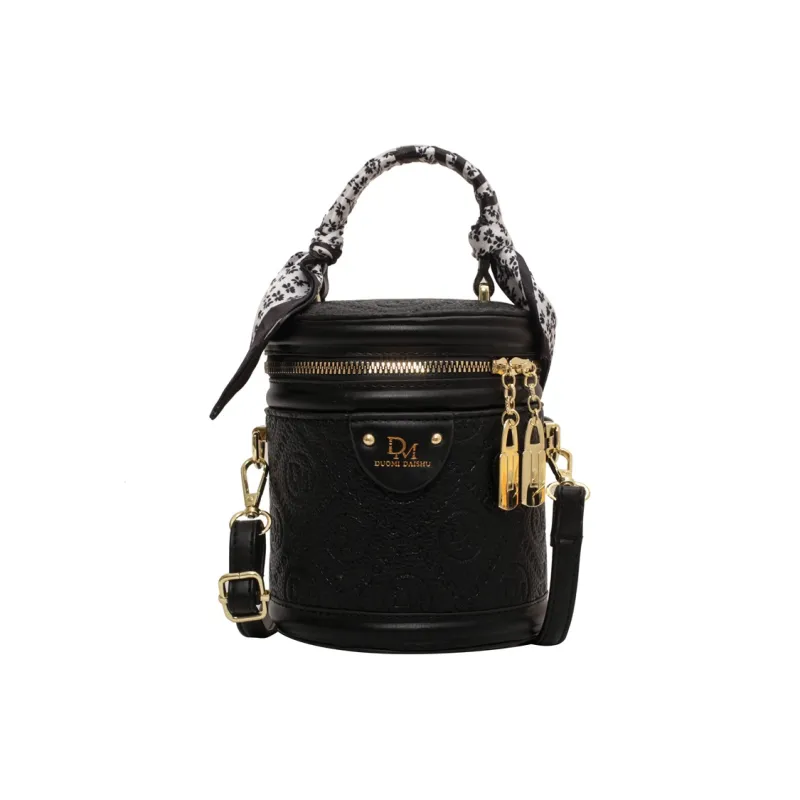 BAODIDAISHU PU Bucket Bag, Shoulder Bag, Handbag Medium Size Women's White/Black/Green/Pink-6