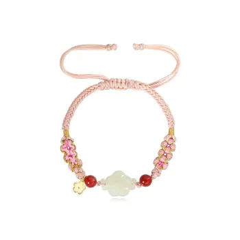 WEITIANXUAN Hetian Jade Bracelets White Jade/Pale Greenish White Jade Women's