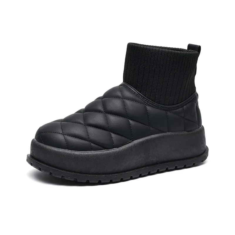 Fawn Miri Ankle Boots Women's White/Black/Khaki-9