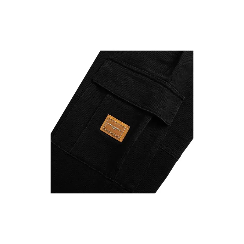 KARL LAGERFELD FW23 Casual Pants Men's Black-3