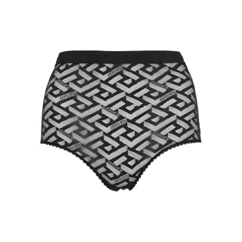 VERSACE Lace Panty 'Black'