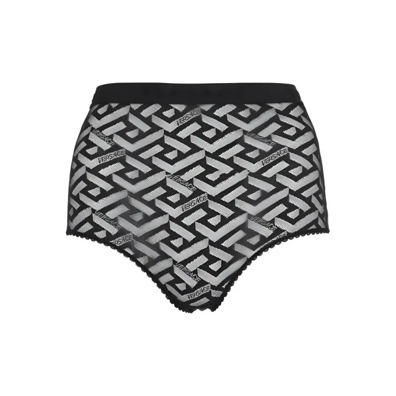 VERSACE Lace Panty 'Black'-0
