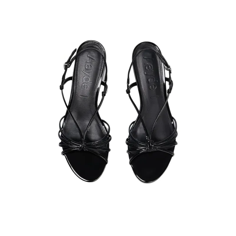 Aeyde Rhonda Strap Sandals 3.5cm Women's Black-3