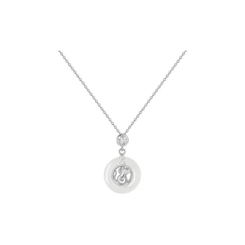 Asia Star Chalcedony Necklaces Unisex