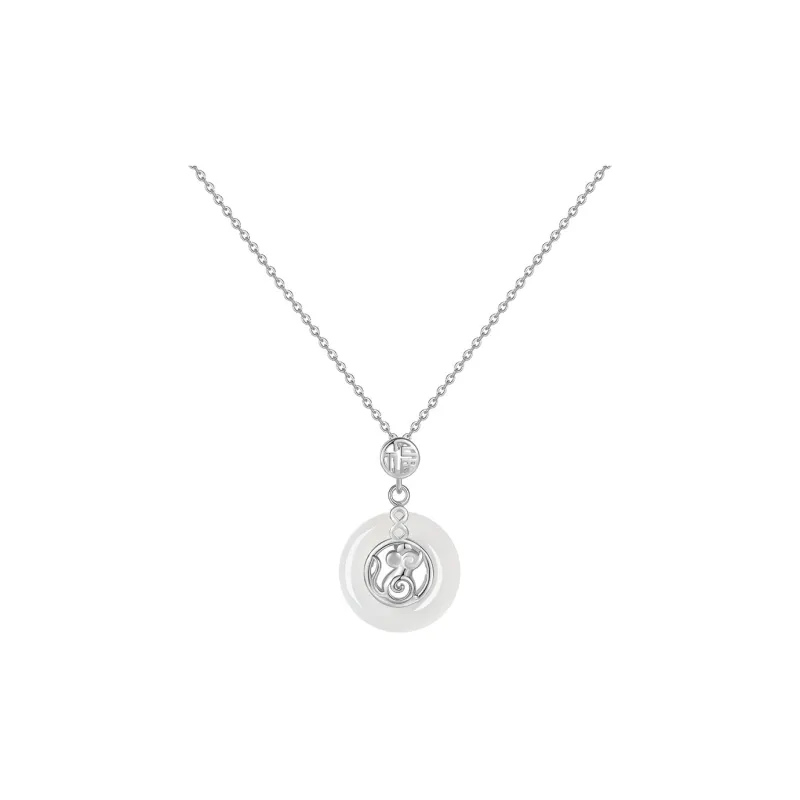 Asia Star Chalcedony Necklaces Unisex-0