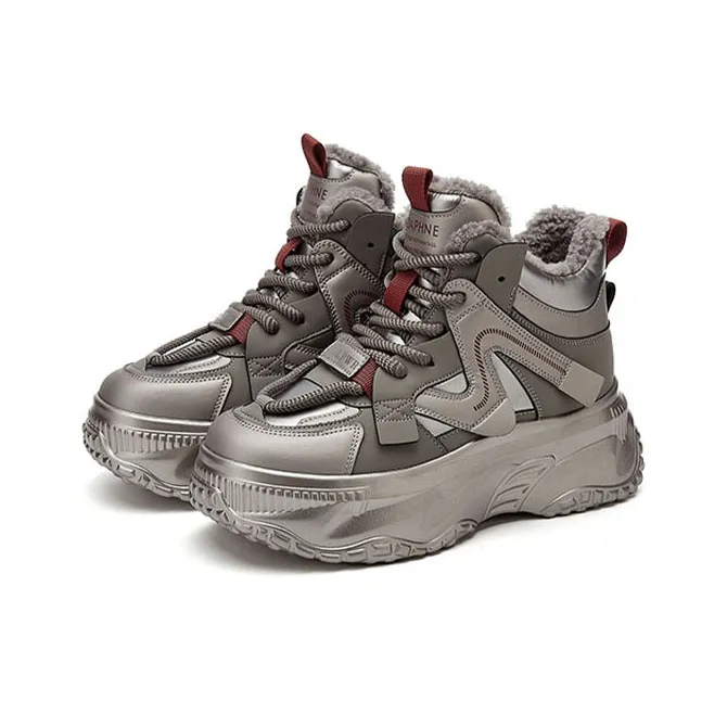 DAPHNE Slip Resistant Mid Top Chunky Sneakers Women's-2