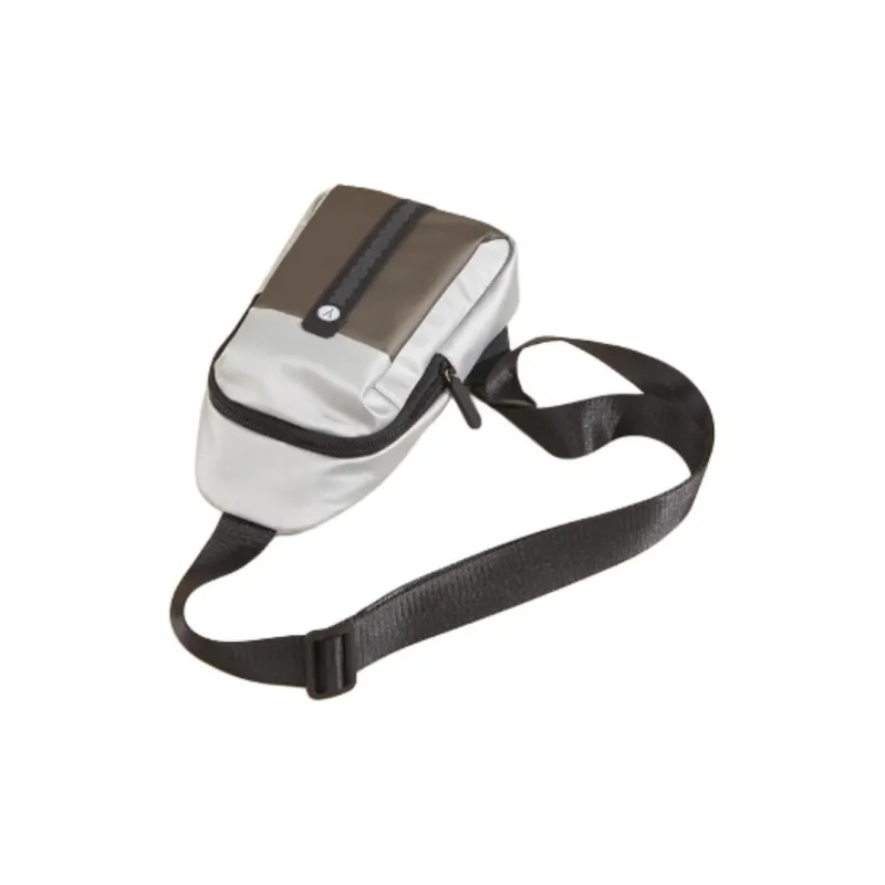 YEARCON Fabric Crossbody Sling Bag Small Size Men's Black/Silver/Coffee-8