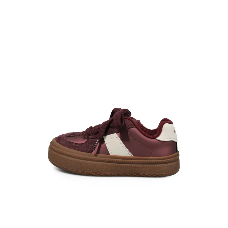 ST&SAT Slip Resistant Anti Kick Wear Resistant Warm Low Top Kids' Skateboarding Shoes Kids'-14