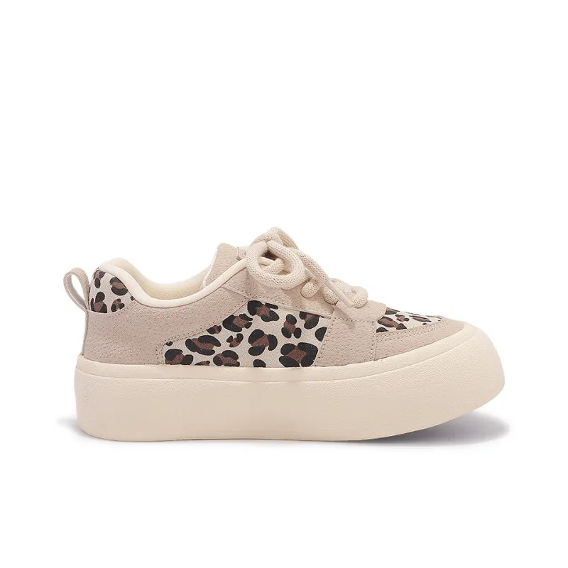 Shen Linsen Slip Resistant Waterproof Cushioning Low Top Skateboard Shoes Women's Dark Beige-1