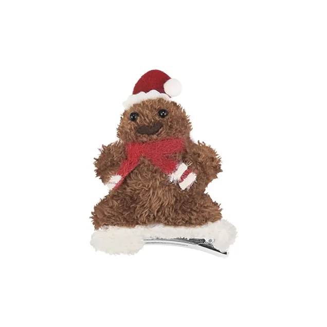 NICERURU Plush Hair Clips Unisex-4