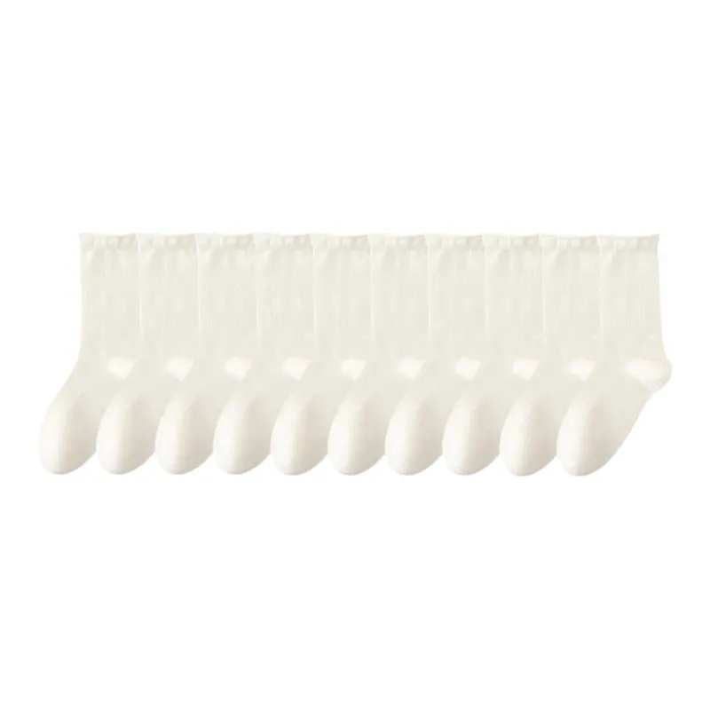 Lan Miao Mid Calf Socks Women's 10 Pack-6