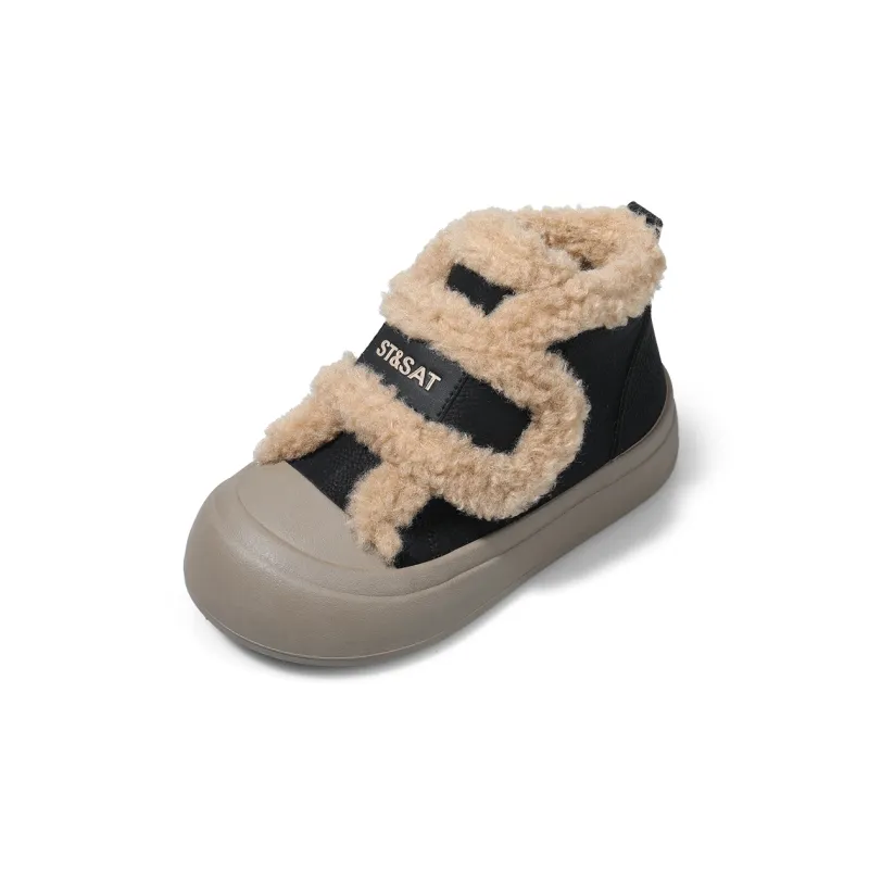 ST&SAT Anti Slip And Wear Resistant Warm High Top Kids Lifestyle Shoes Kids'-10