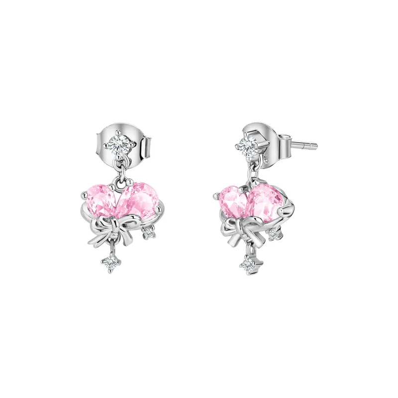 Disney Princess S925 Silver Stud Earrings Women's-0