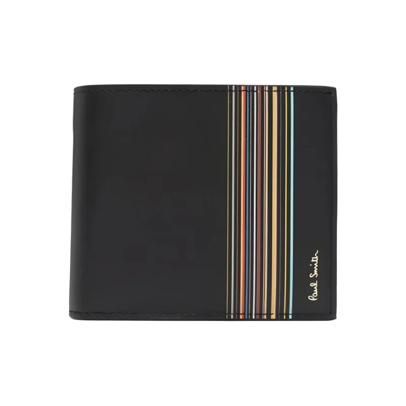 Paul Smith Calfskin Wallet Men's Black-0