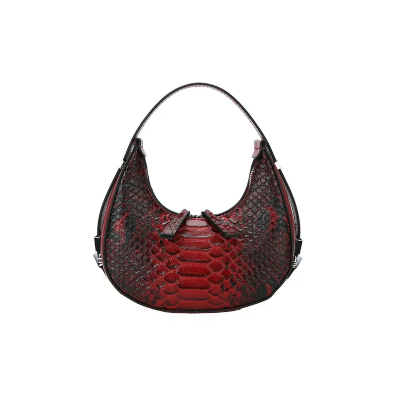 DALO PU Crescent Bag Handbag Women's Multicolor-13