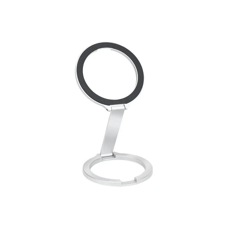 CHRROTA Magnetic Phone Stand Metal Portable Lazy Double Loop Stand For Binge Watching All-3