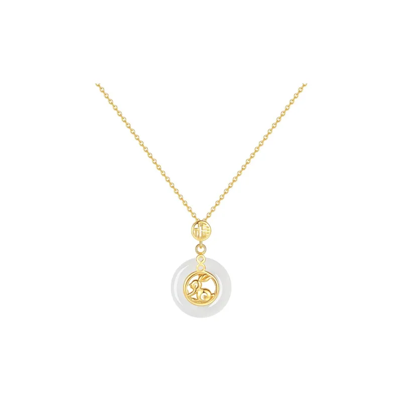 Asia Star Chalcedony Necklaces Unisex-7