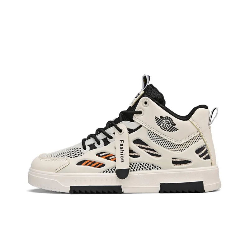 SOURCE Slip Resistant, Abrasion Resistant, Breathable High Top Skateboard Shoes Men's-6