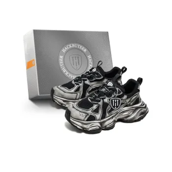 HACKBUTEER Low Top Chunky Sneakers Men's Box