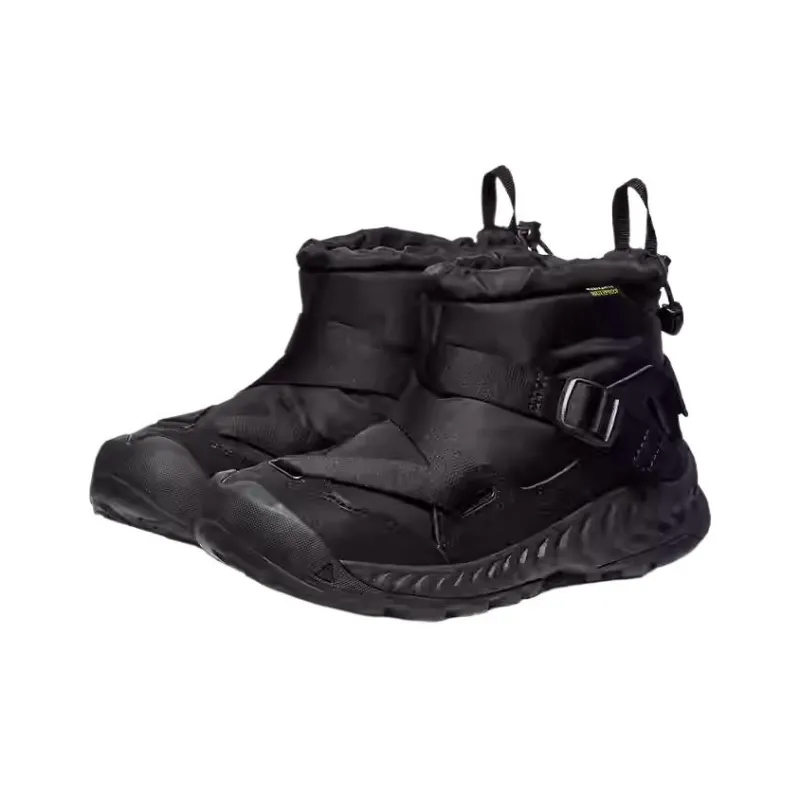 KEEN HOODZERRA II Thermal Abrasion Resistant Short Snow Boots Women's Black-2