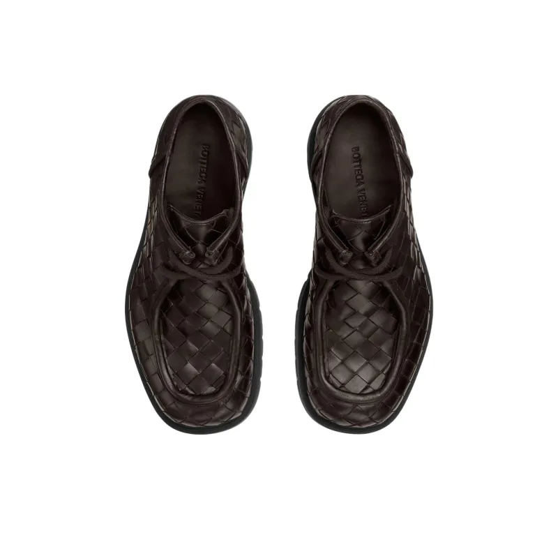 Bottega Veneta Haddock Casual Shoes 4cm Men's Brown-4
