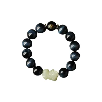 ZHIZUO Tiger's Eye Stone Bracelets Unisex