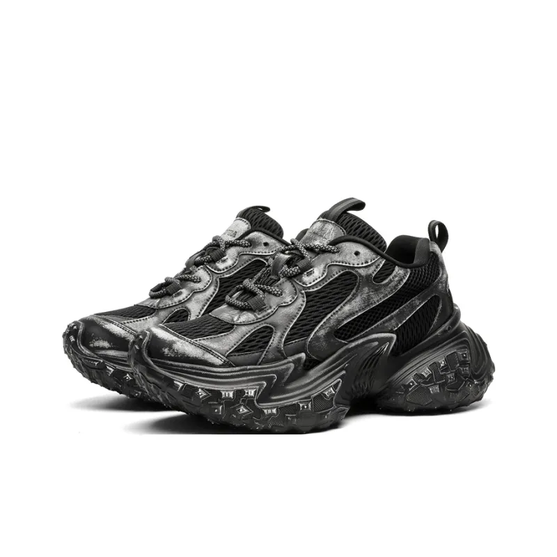 Grumpy Ram Breathable Height Increasing Low Top Chunky Sneakers Unisex-1