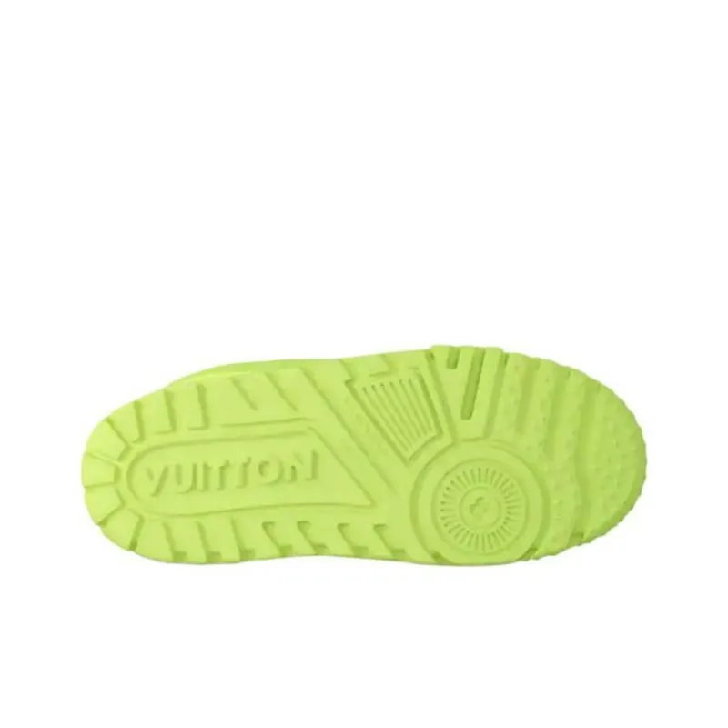 LOUIS VUITTON Trainer Maxi 2025 Spring Men's Collection Low-Top Skateboard Shoes Men's Green-5