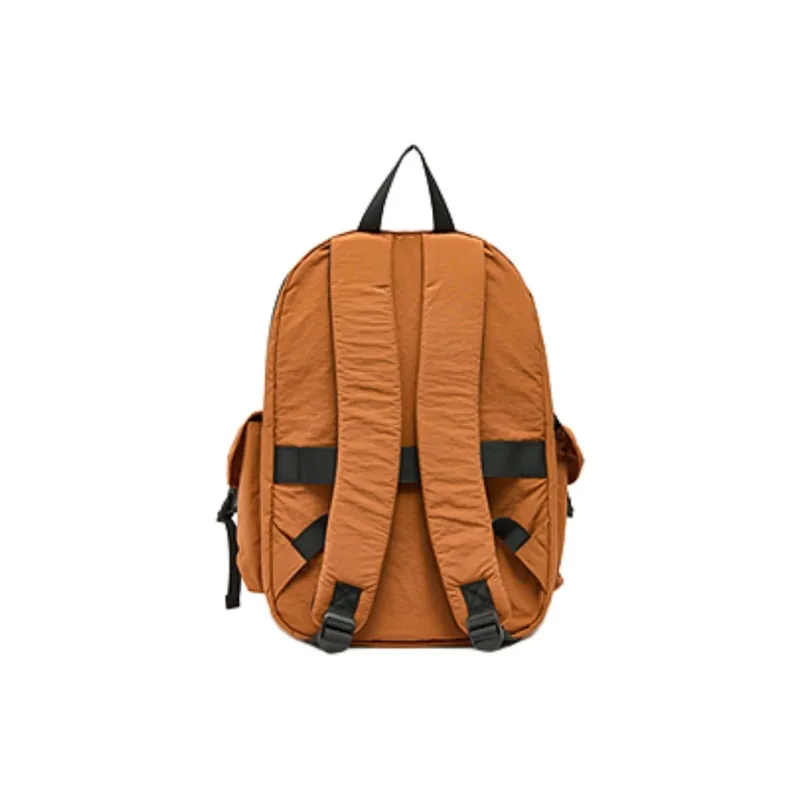 Three Blessings Oxford Backpack Medium Size Women's Beige/Brown-8