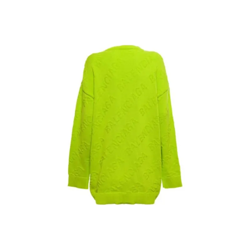Balenciaga SS22 Sweater Women's Green-1