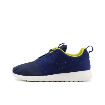 Nike Roshe Run Anti Slip Wear Resistant Low Top Casual Running Shoes Men's Blue