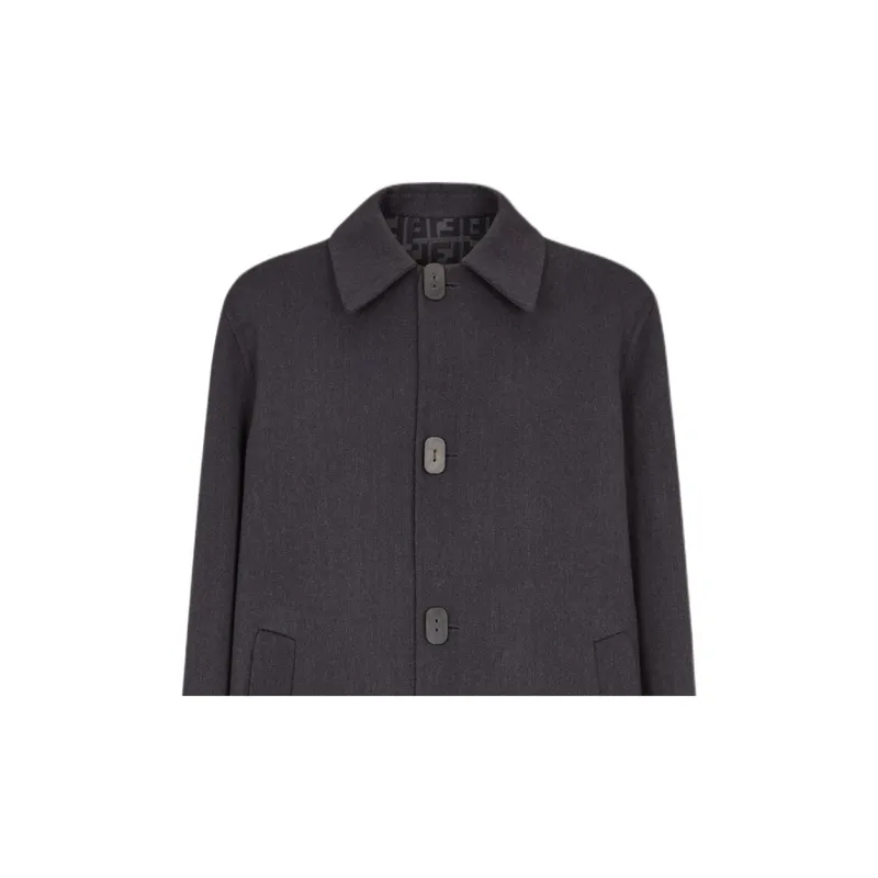 FENDI Single Breasted Tailored Coat-3